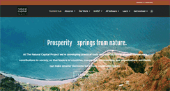 Desktop Screenshot of naturalcapitalproject.org